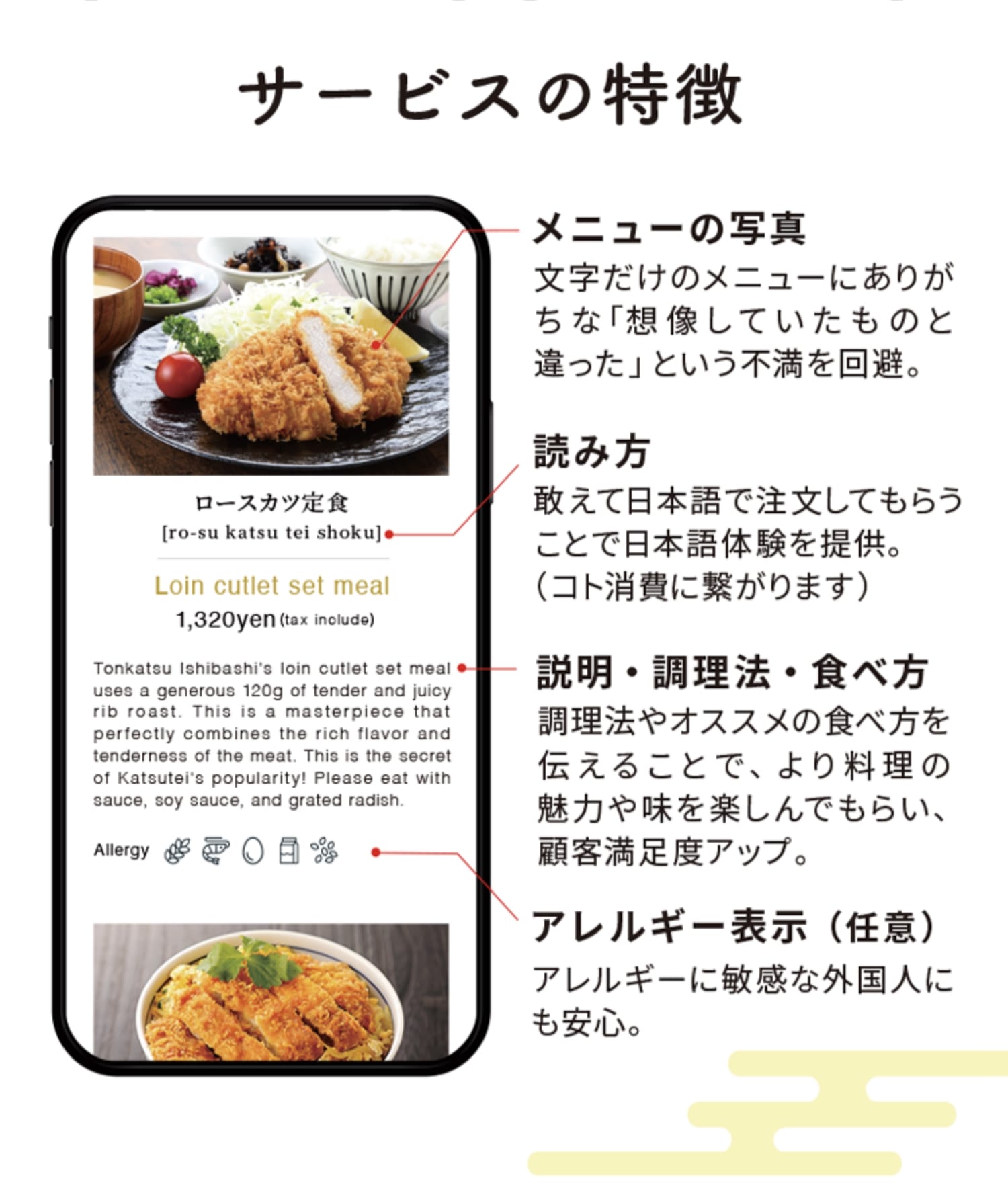 サービスの特徴